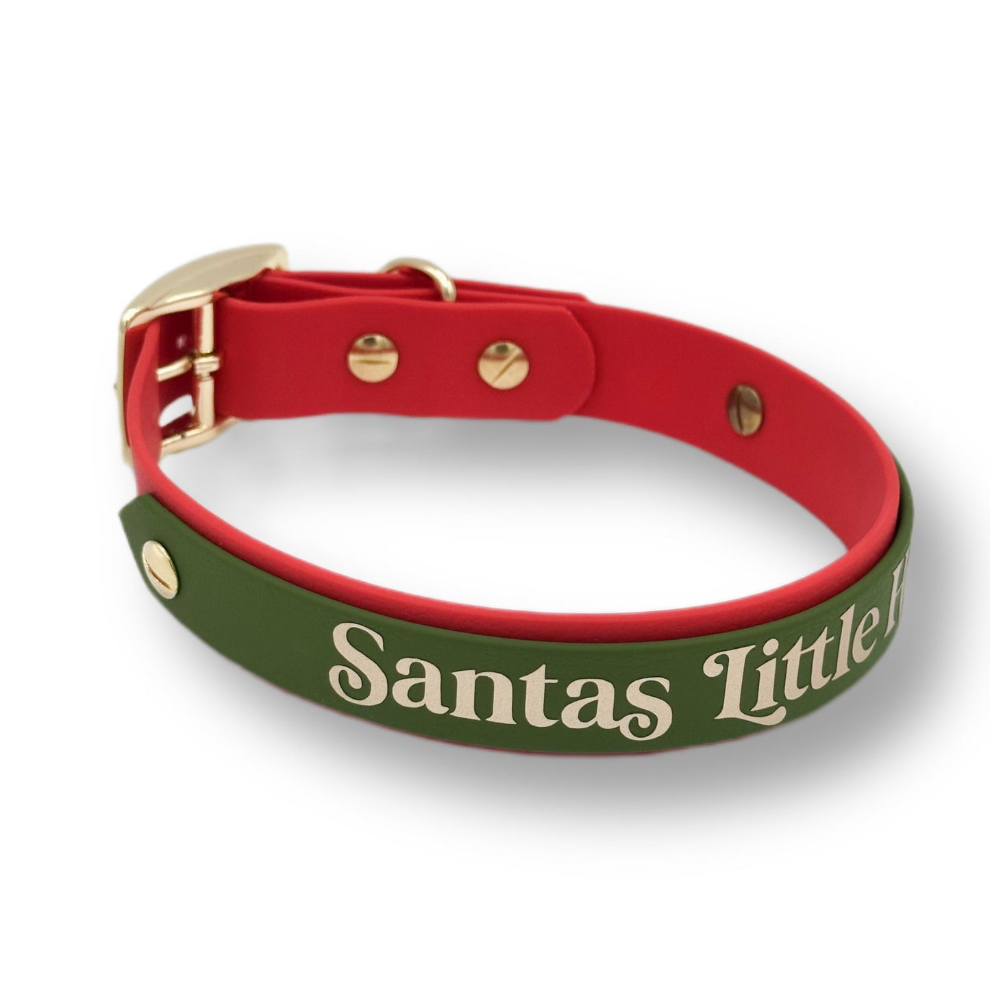 Biothane Halsband Santas Little Helper