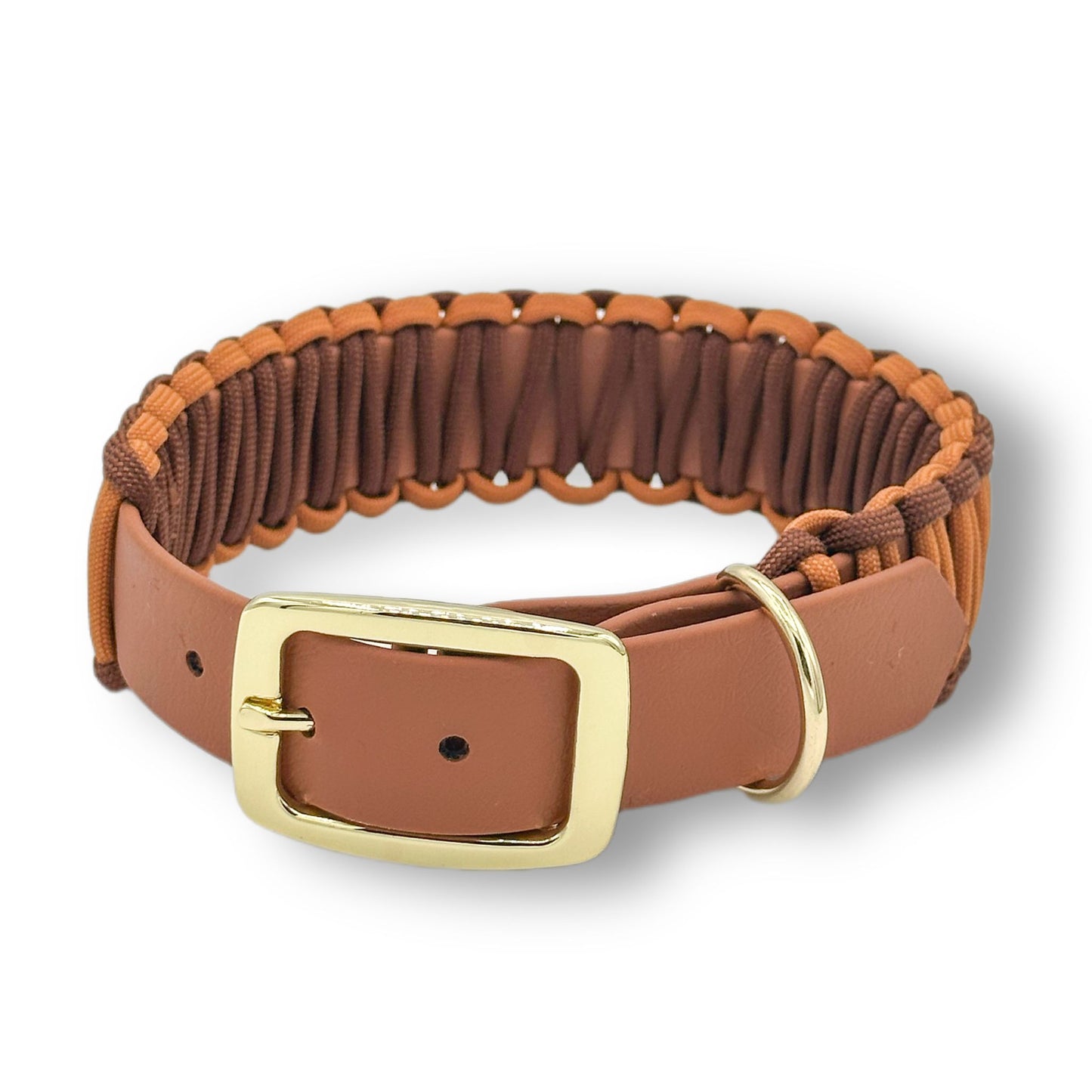 Biothane Halsband Cord Comfort Caramel