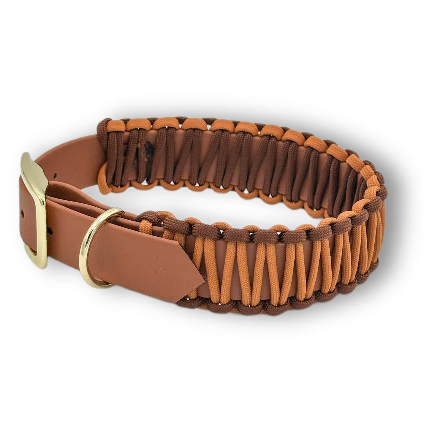 Biothane Halsband Cord Comfort Caramel