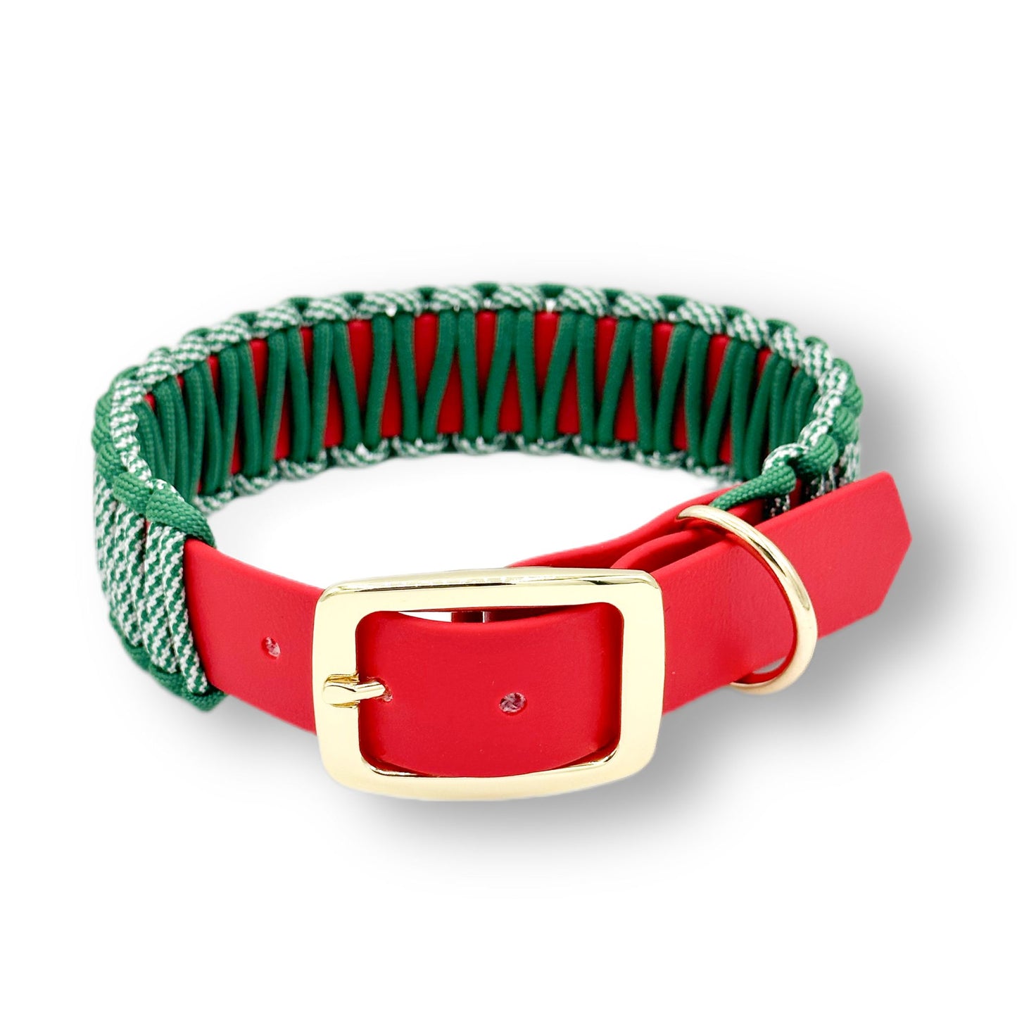 Biothane Halsband Cord Comfort Christmastree
