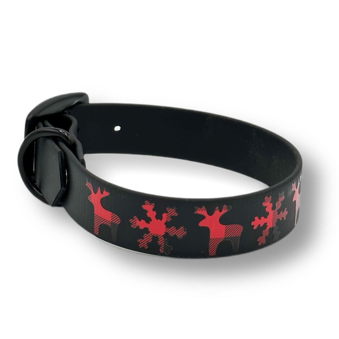 Biothane Halsband Karo Xmas