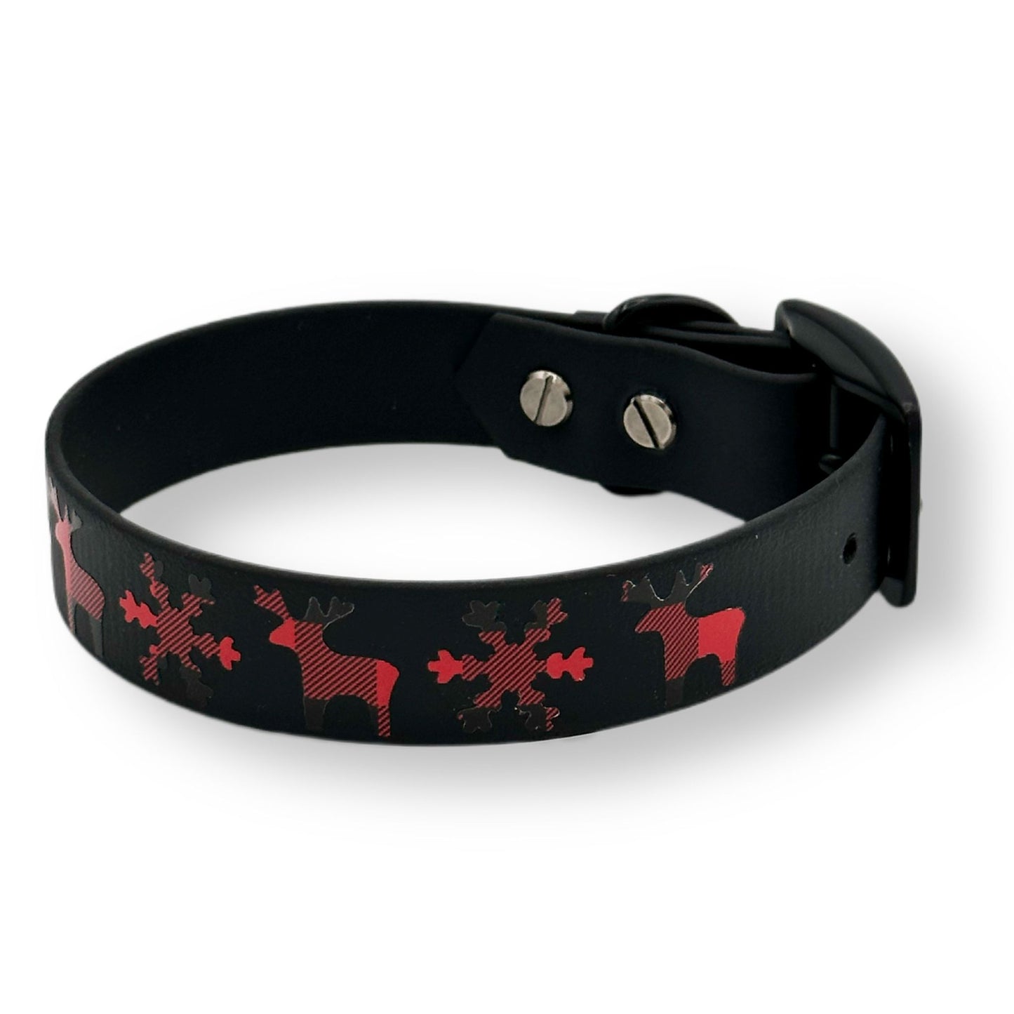 Biothane Halsband Karo Xmas