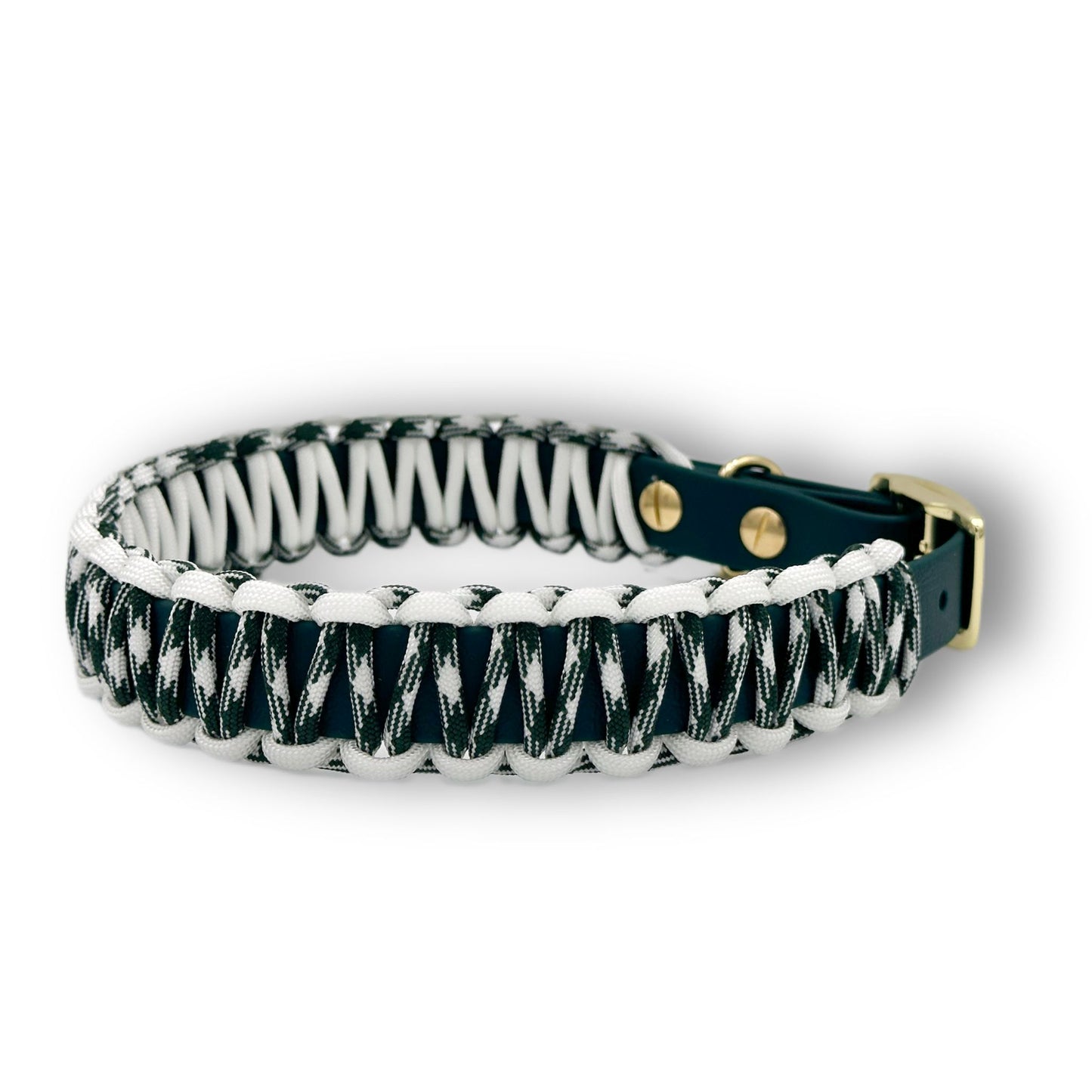 Biothane Halsband Cord Comfort Dark Green