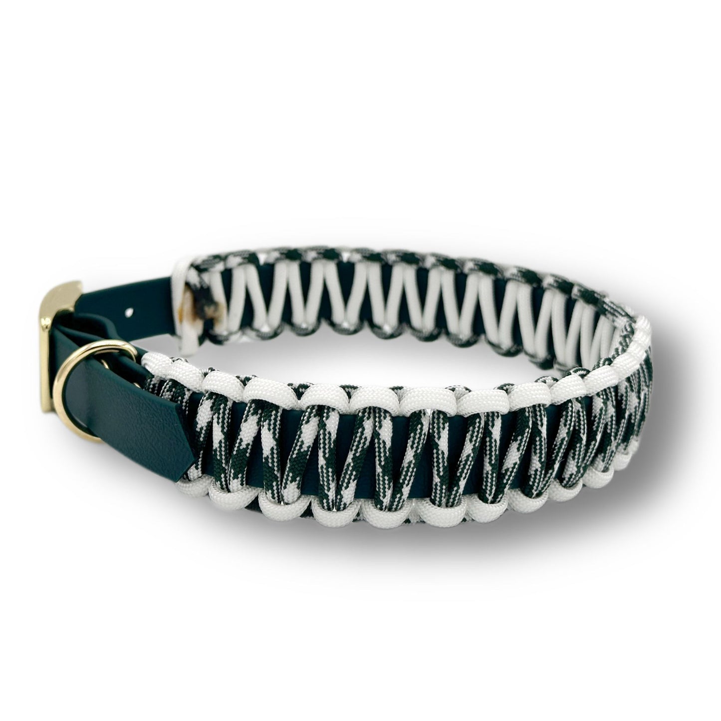 Biothane Halsband Cord Comfort Dark Green