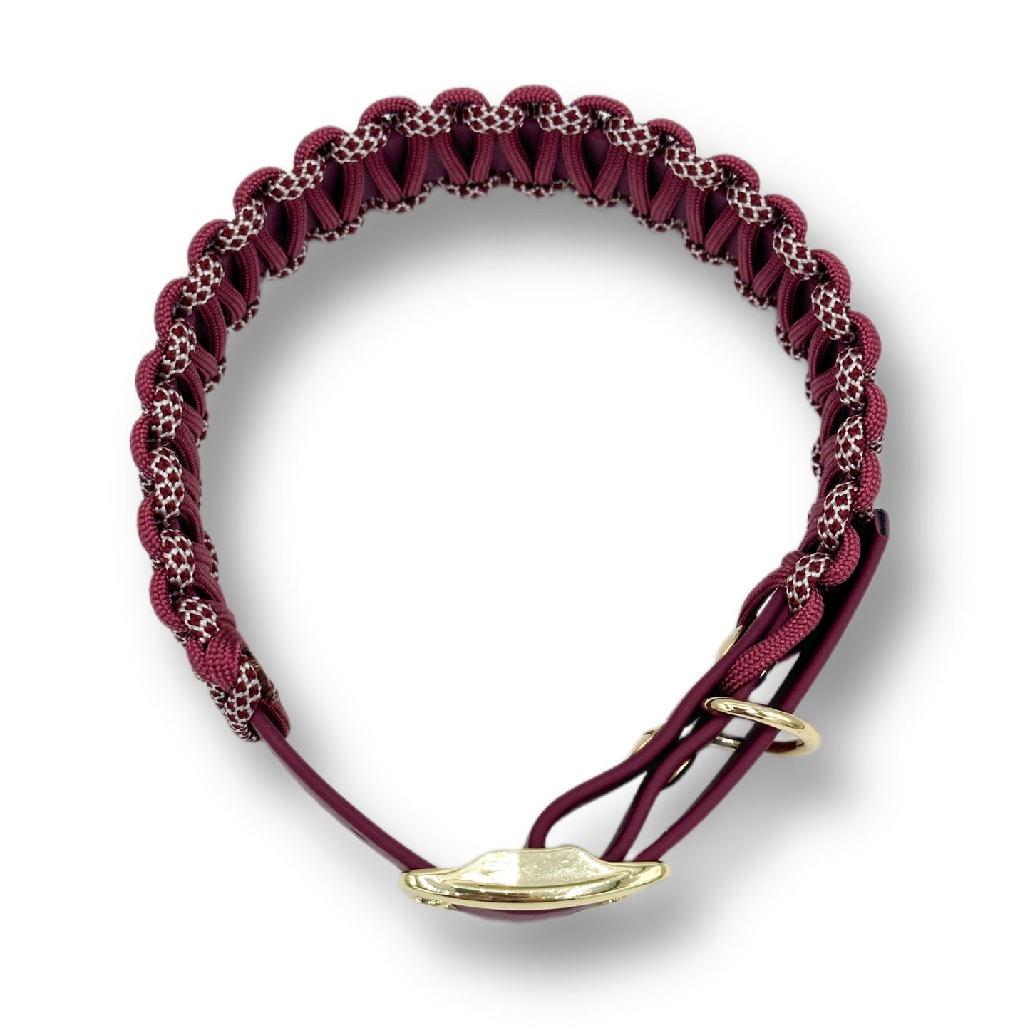 Biothane Halsband Cord Comfort Bordaux