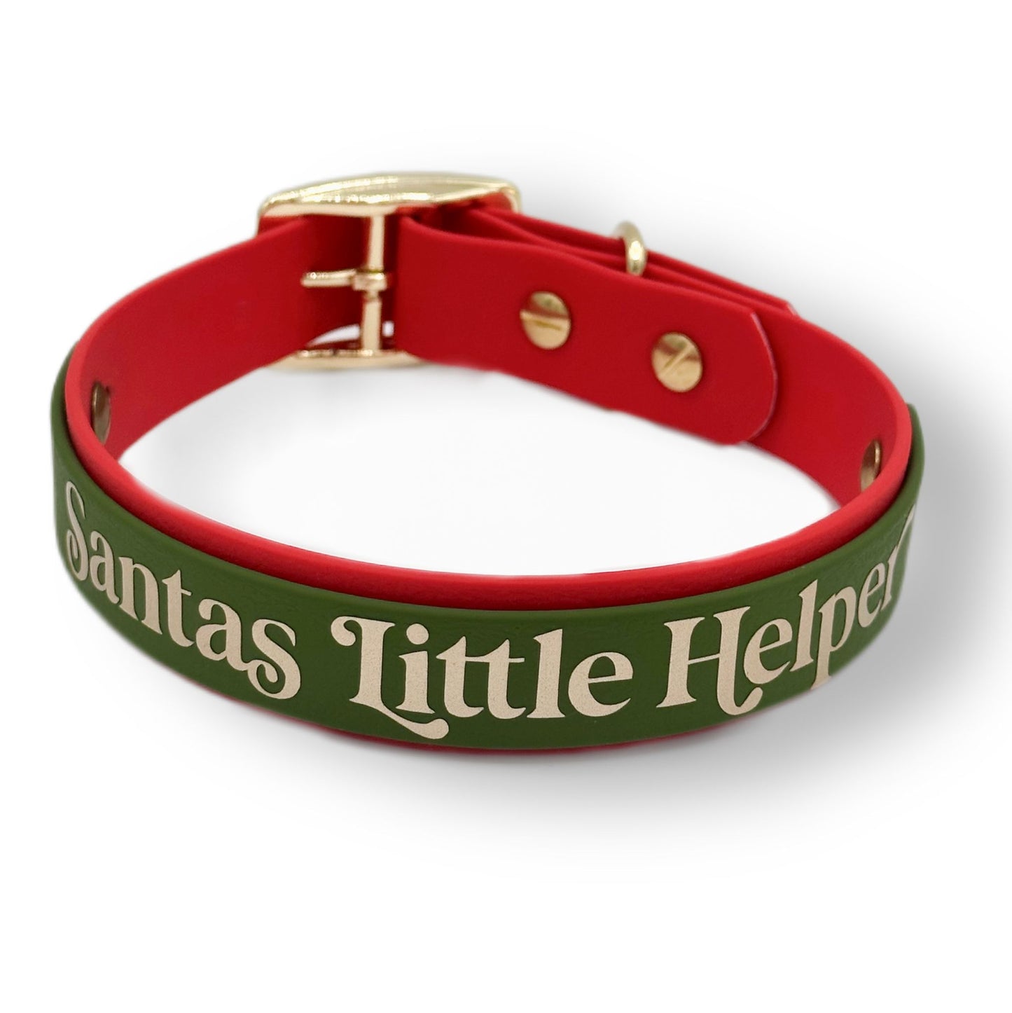 Biothane Halsband Santas Little Helper