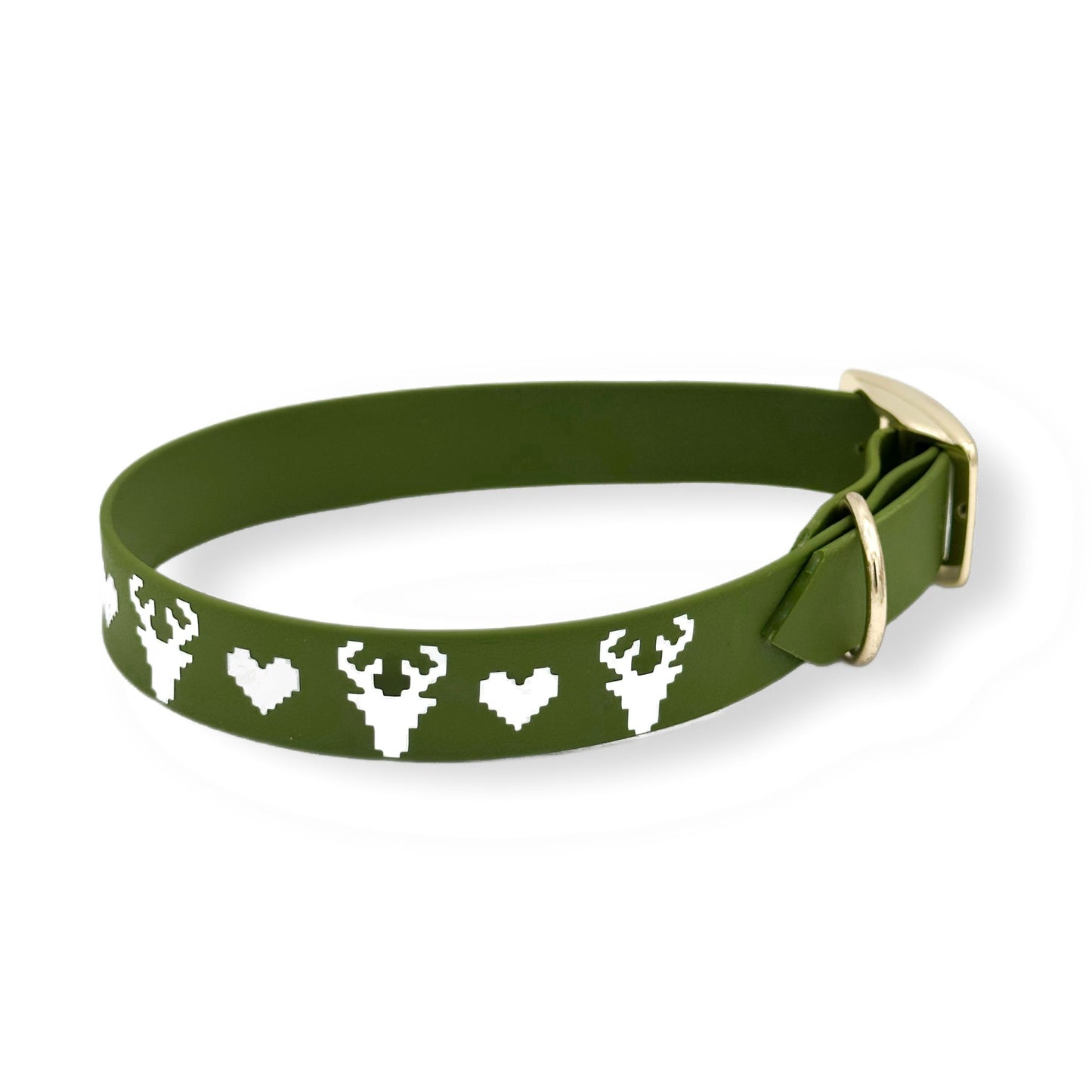 Biothane Halsband Xmas Kupfer