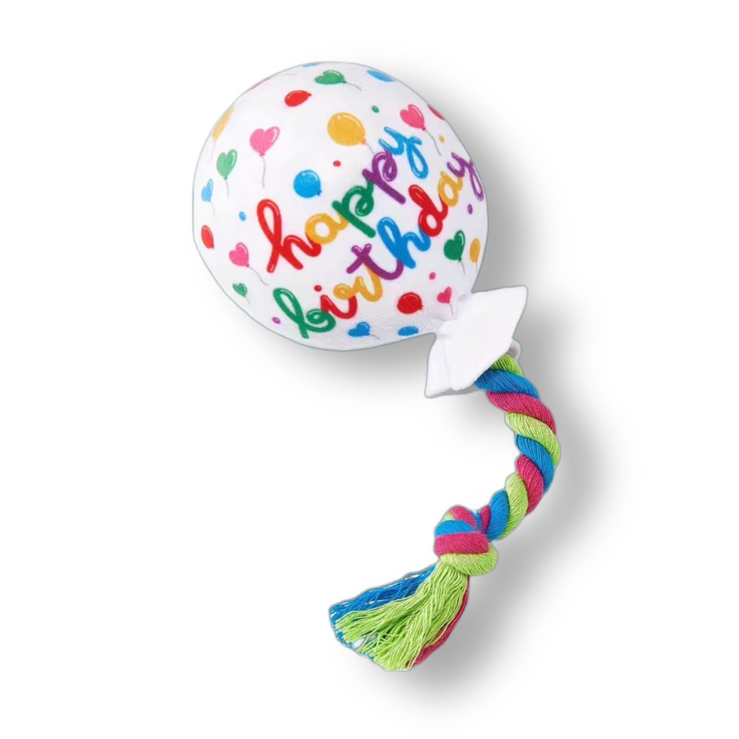 Hundespielzeug Happy Birthday Ballon