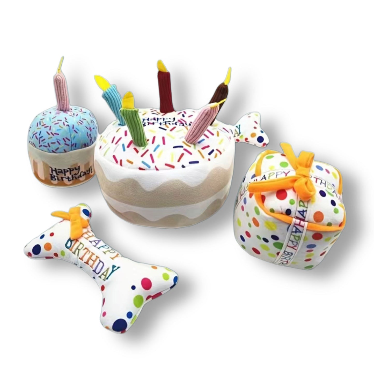 Hundespielzeug Happy Birthday