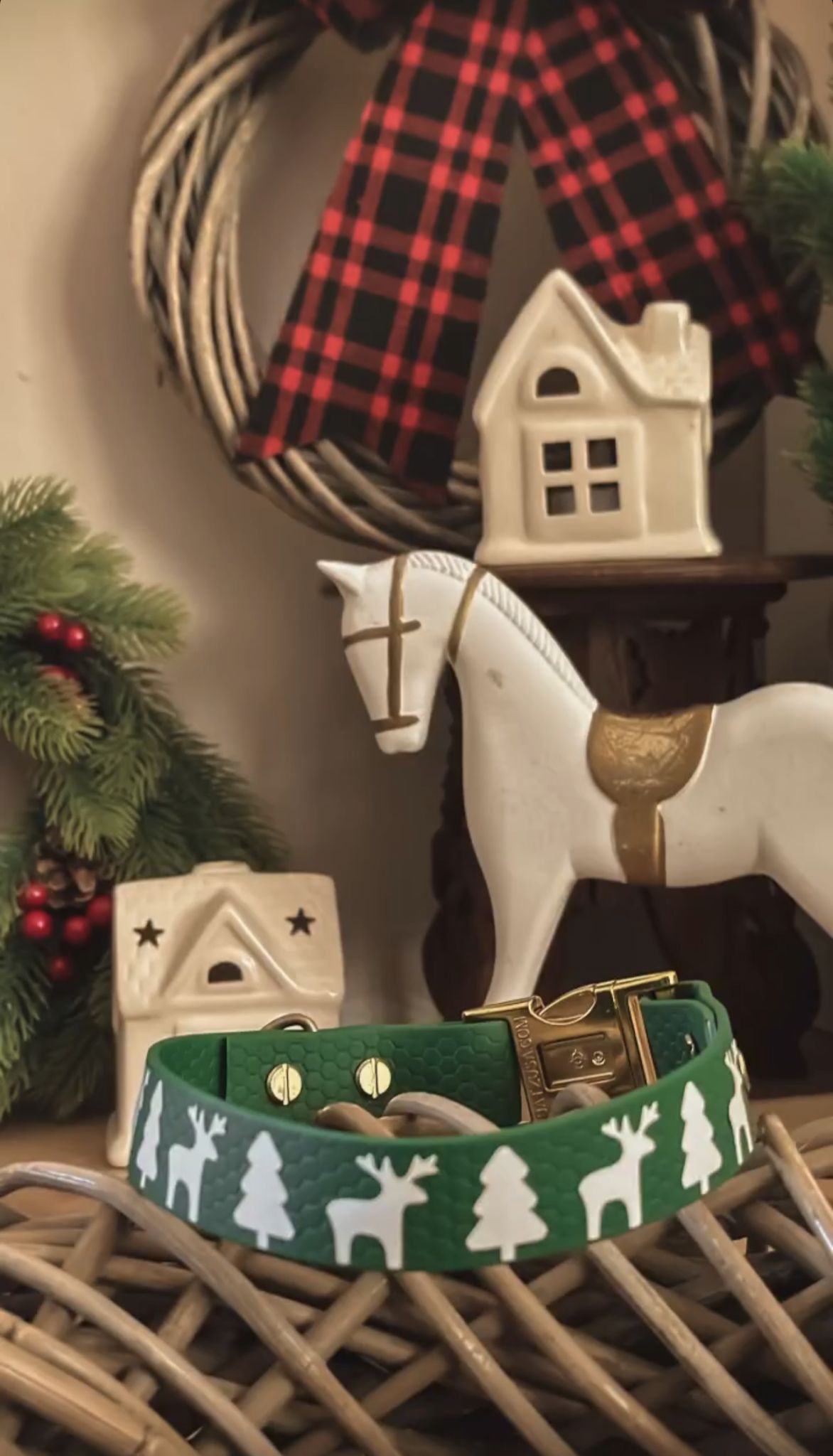 Biothane Halsband Xmas Biltzen