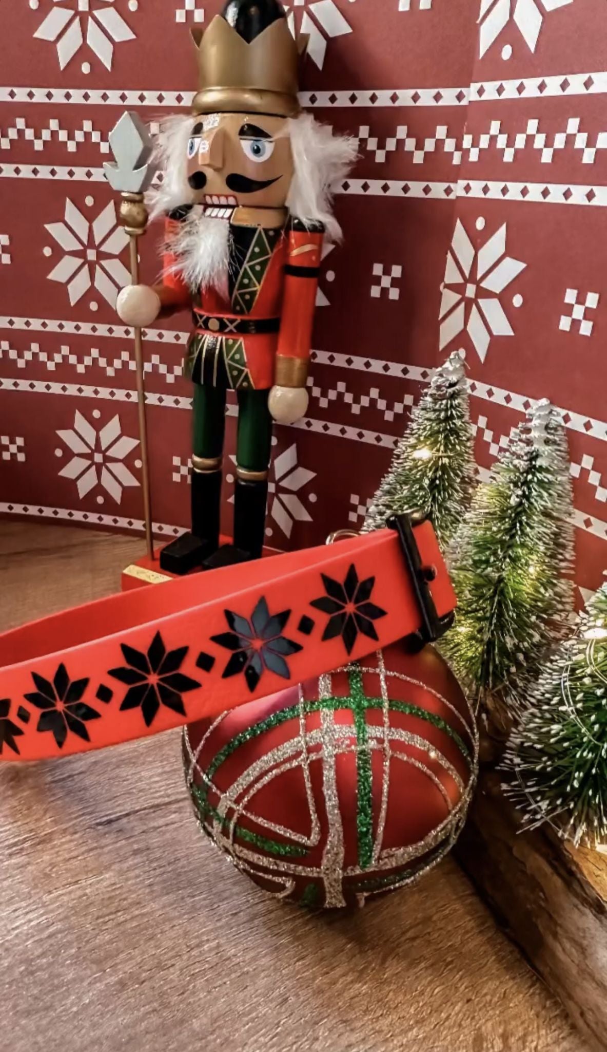 Biothane Halsband Xmas Prancer