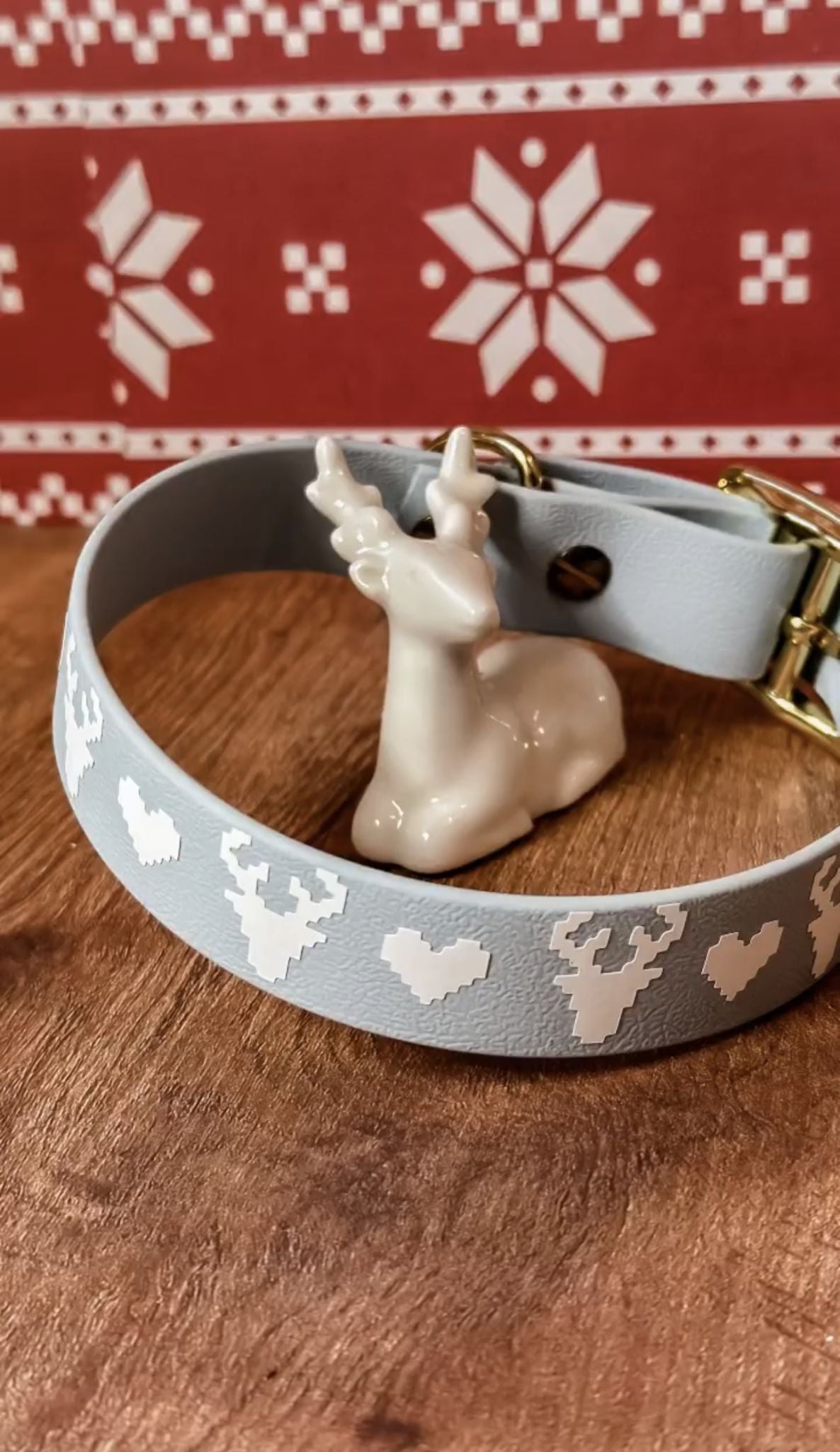Biothane Halsband Xmas Kupfer