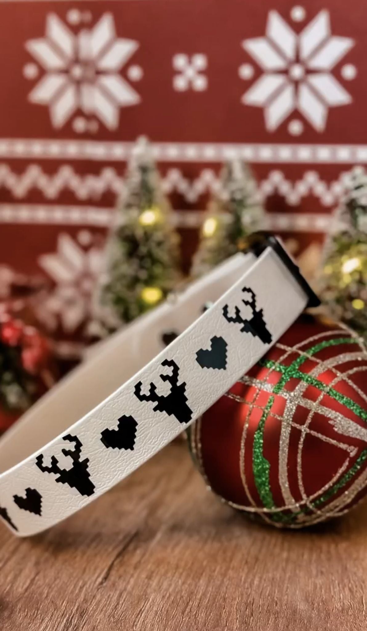 Biothane Halsband Xmas Kupfer