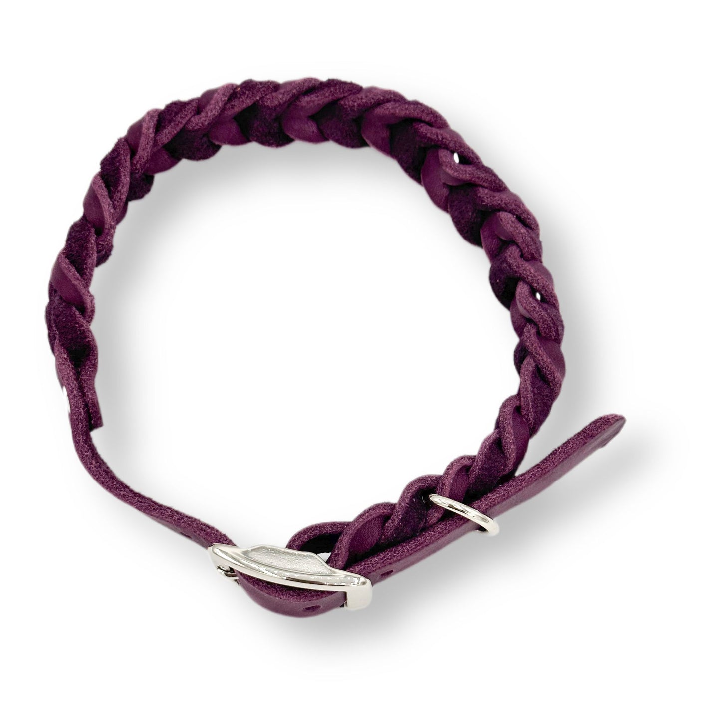 Leder Halsband Braided Medusa