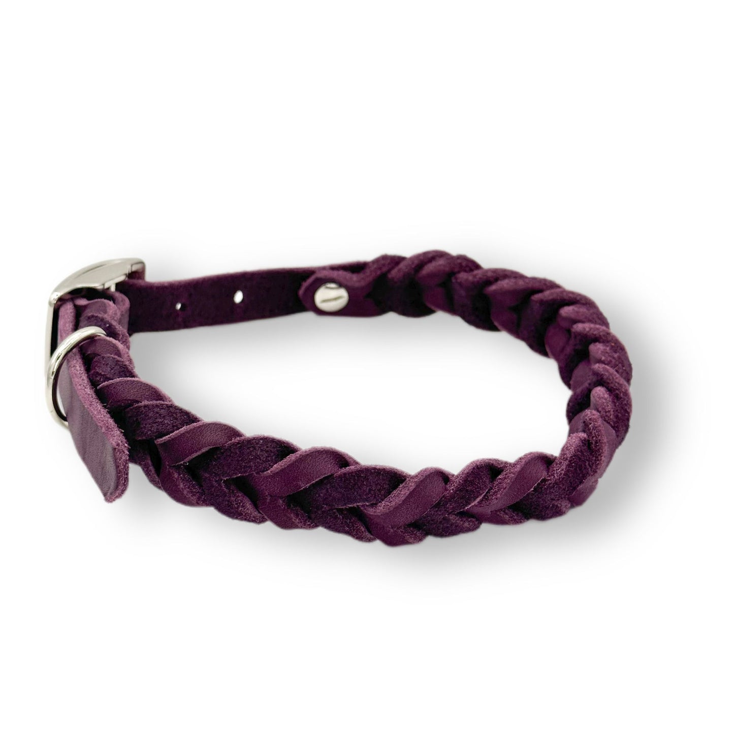 Leder Halsband Braided Medusa