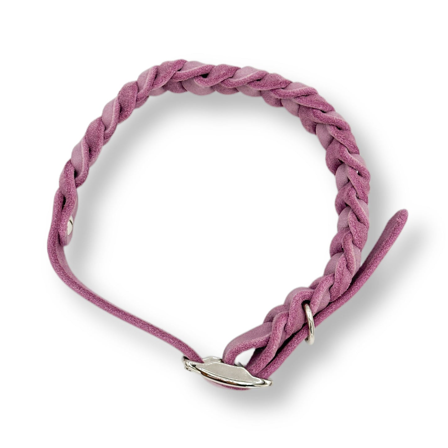 Leder Halsband Braided Ursula