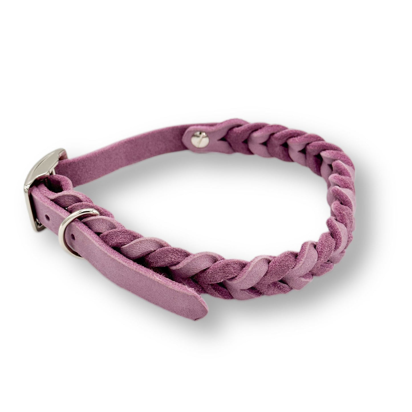 Leder Halsband Braided Ursula