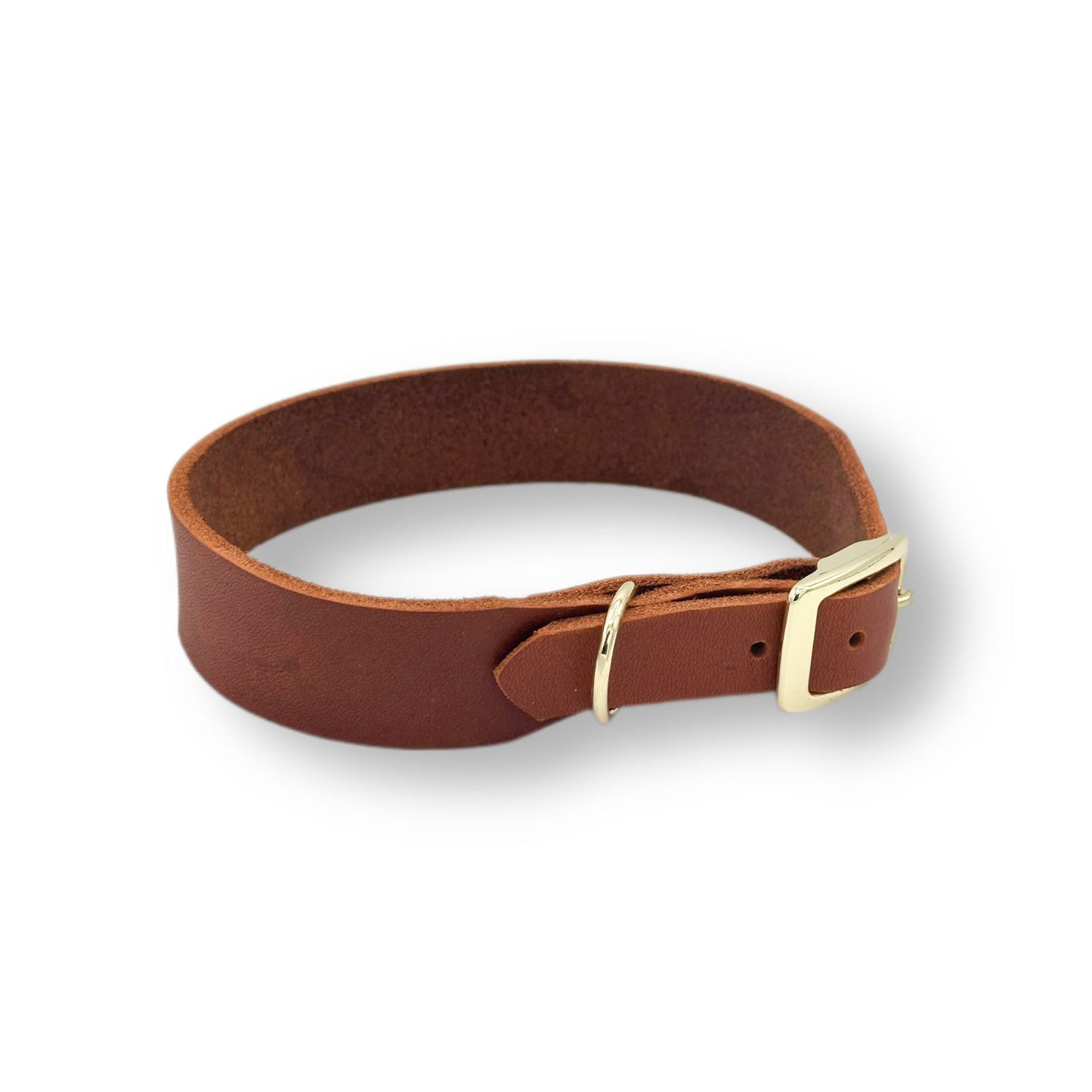 Personalisierbares Leder Halsband Whisky