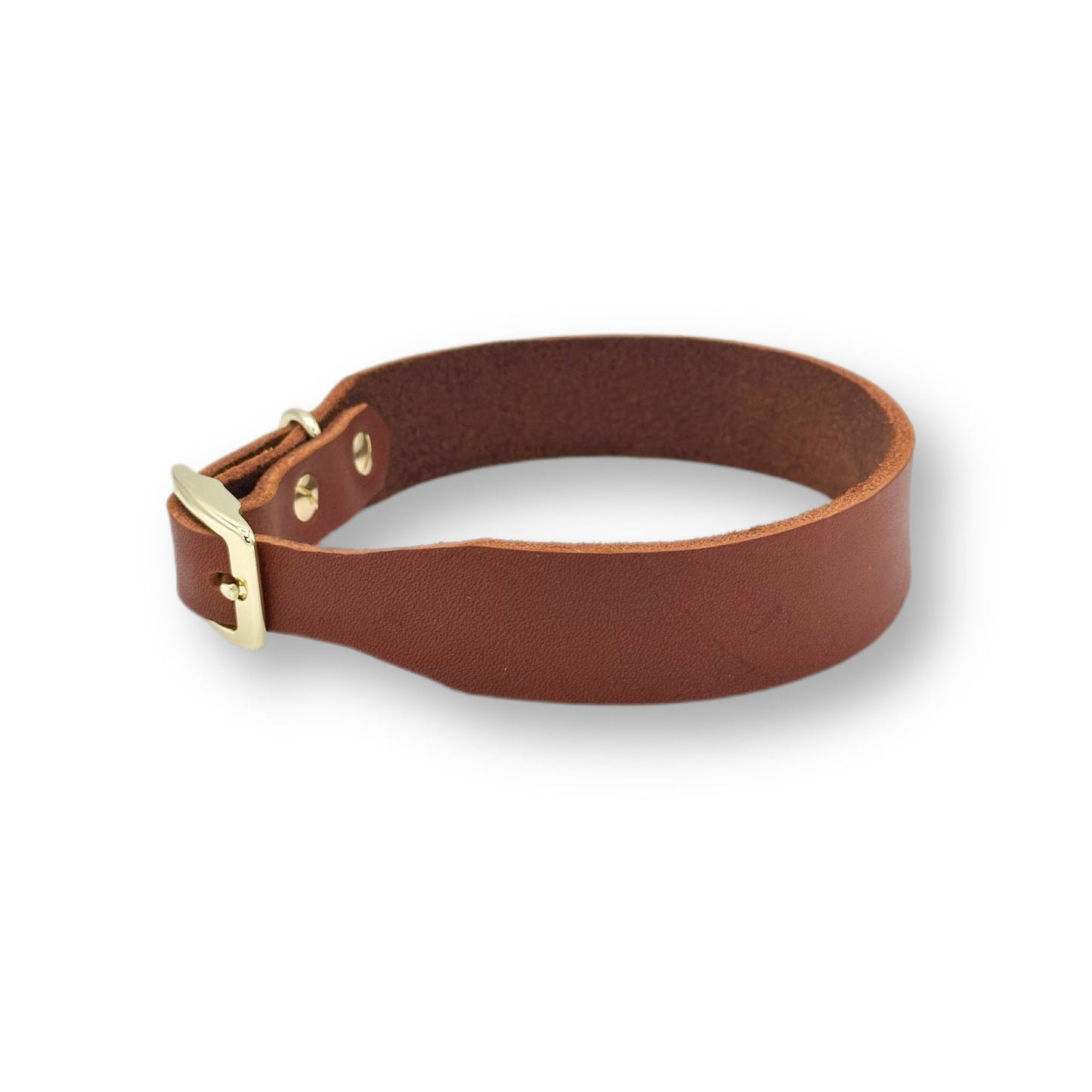 Personalisierbares Leder Halsband Whisky