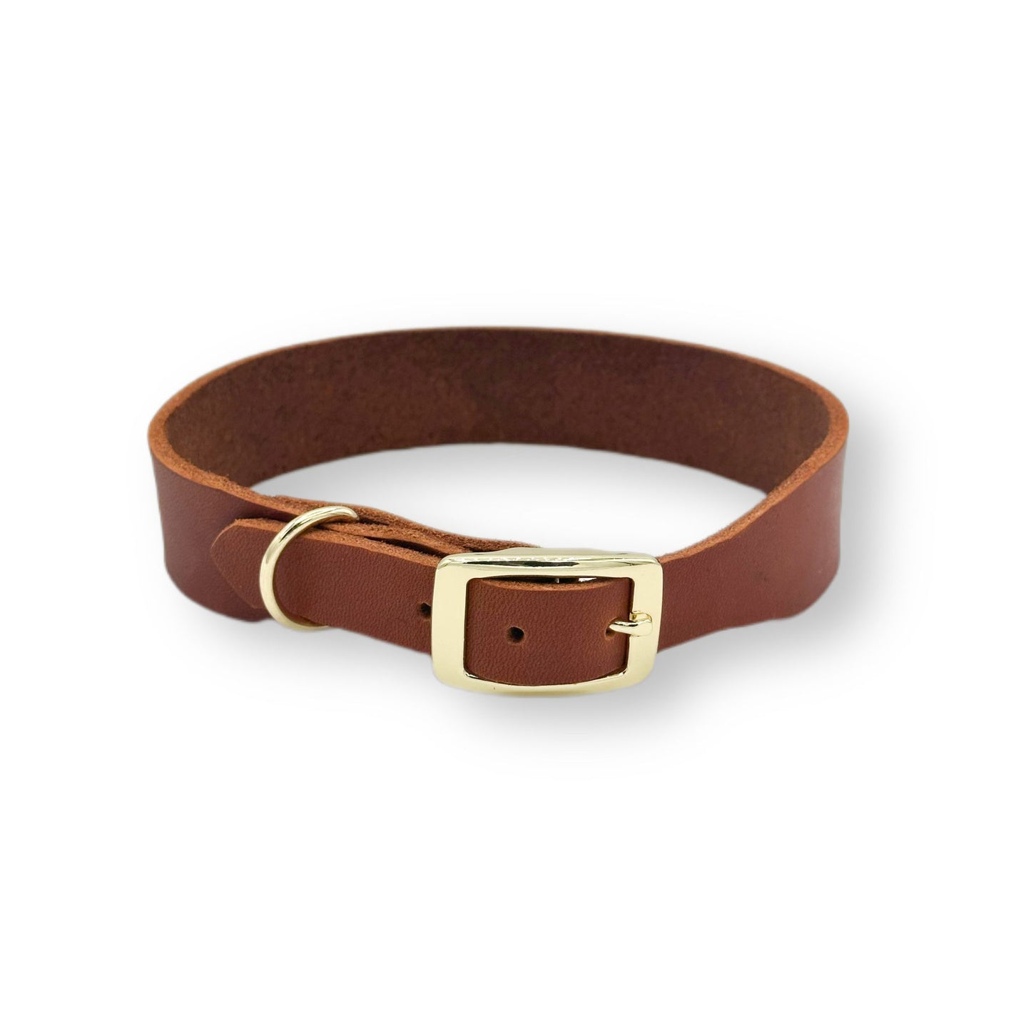 Personalisierbares Leder Halsband Whisky