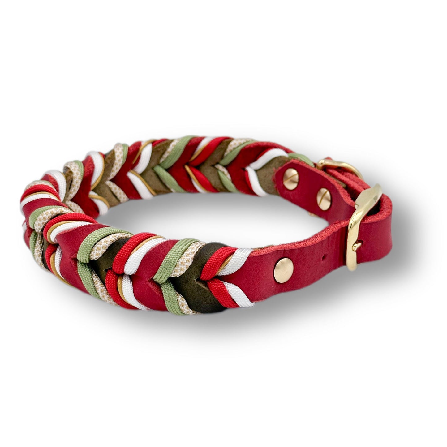 Leder Halsband Braided+ Rudolph