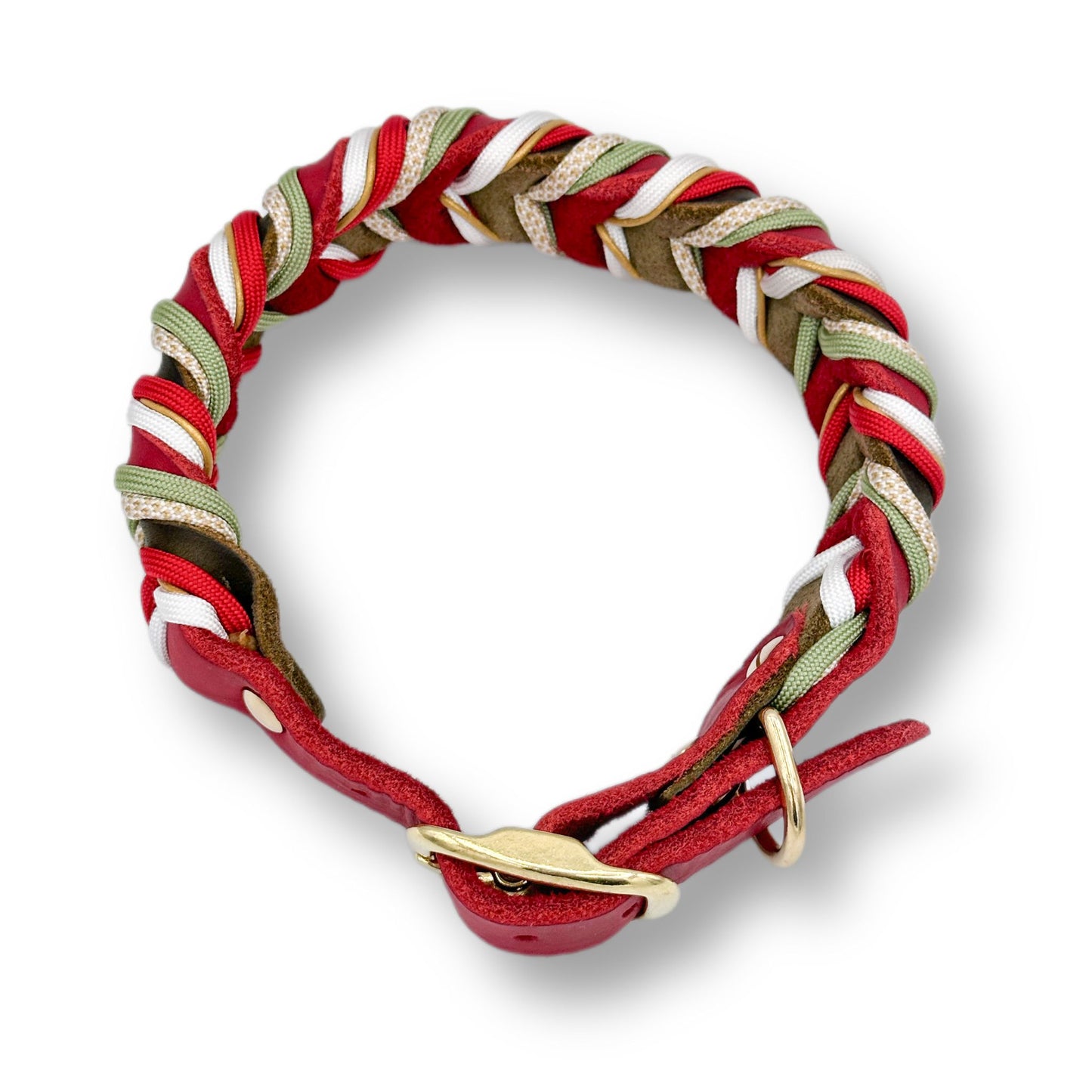 Leder Halsband Braided+ Rudolph