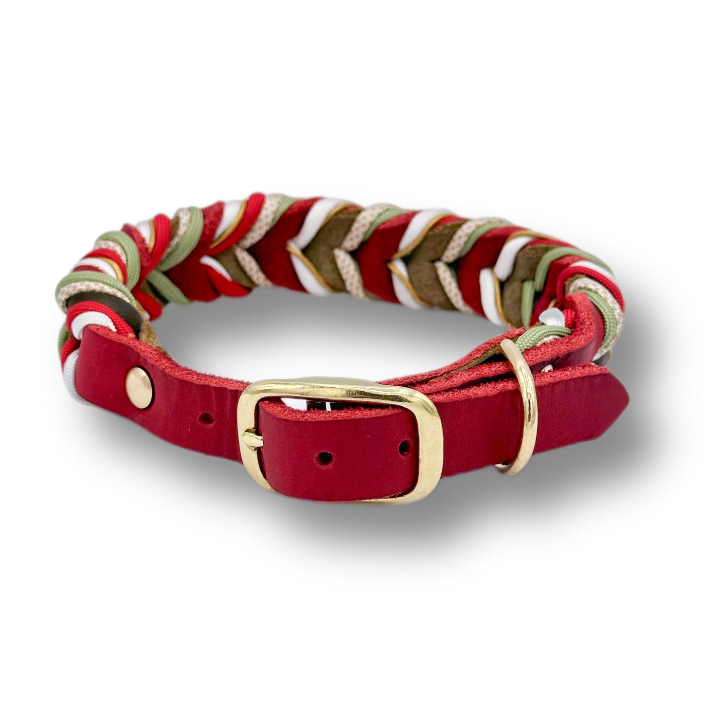 Leder Halsband Braided+ Rudolph