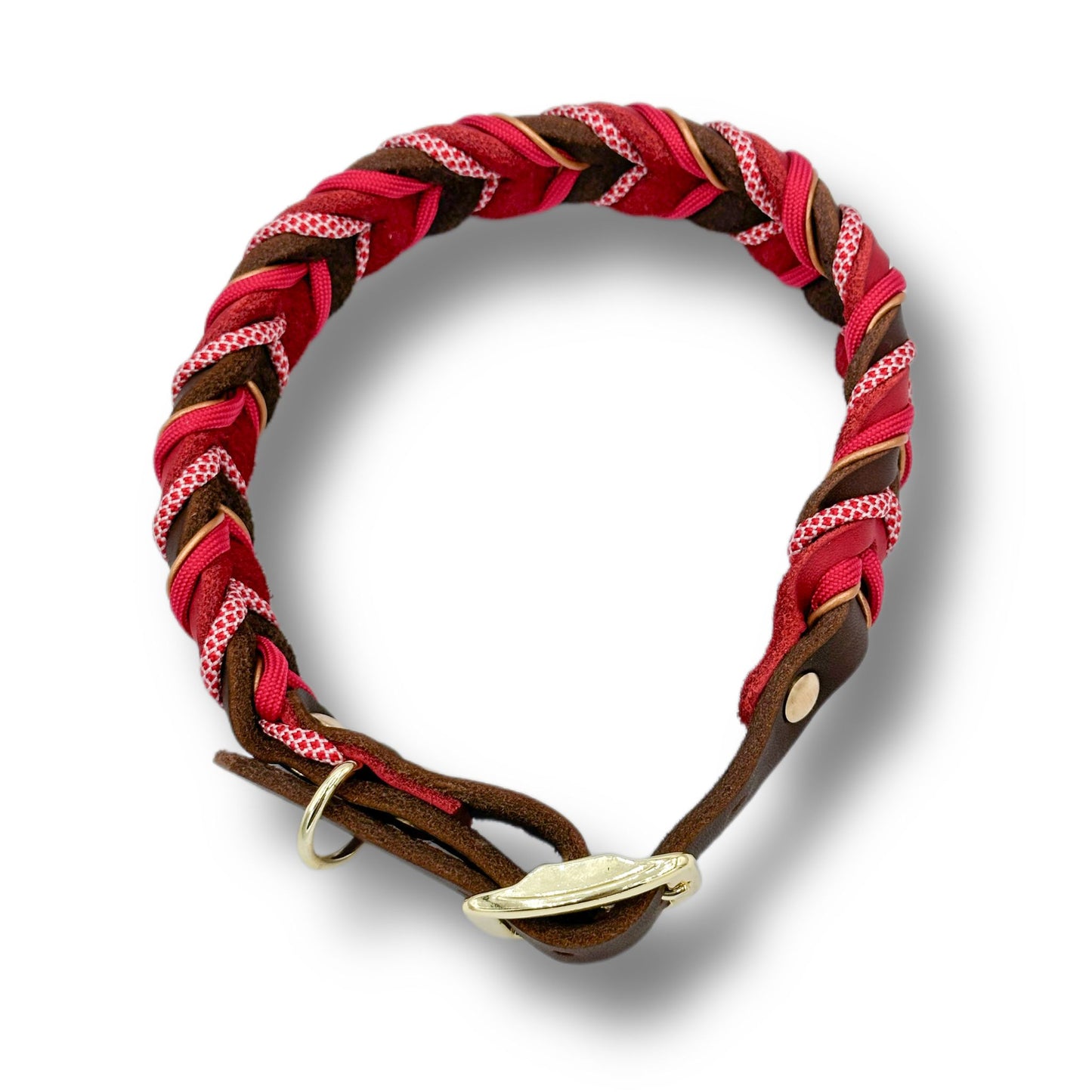 Leder Halsband Braided+ Lovely