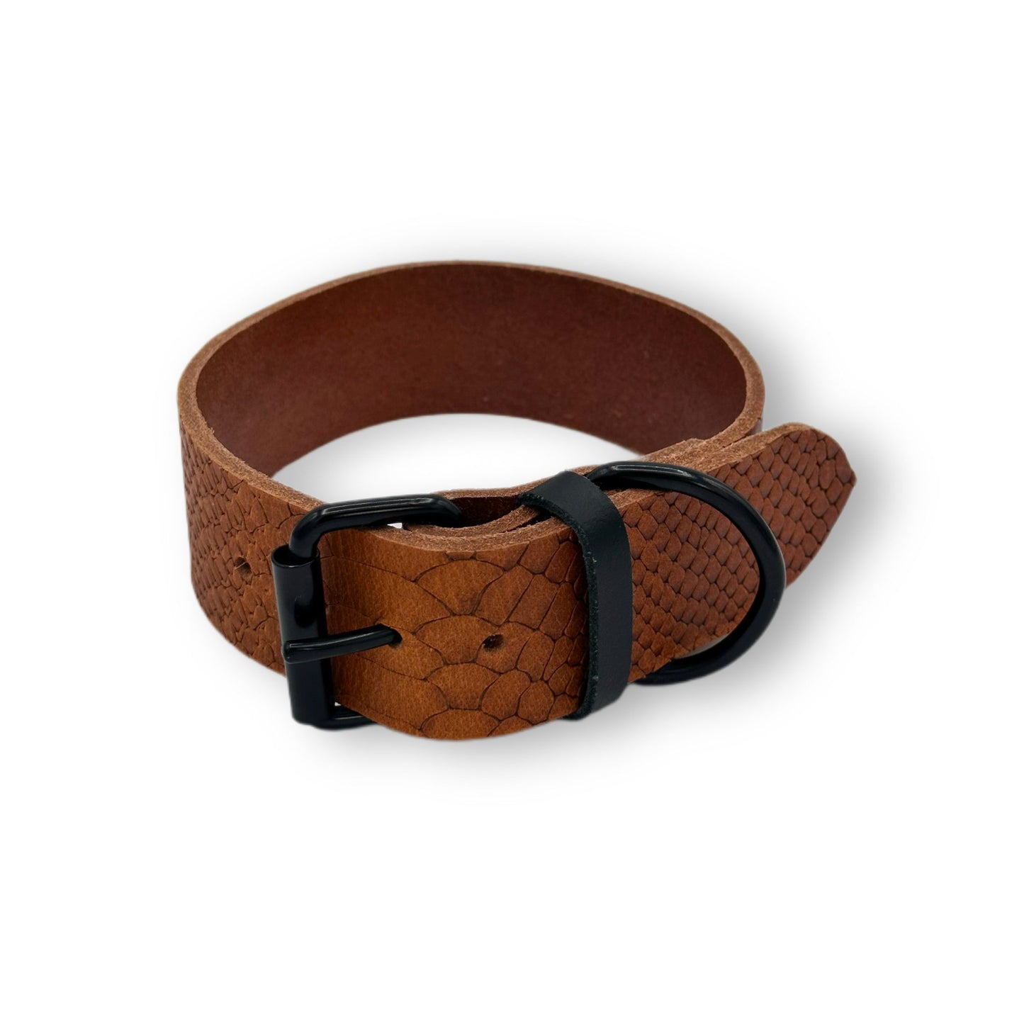 Leder Halsband Coganc Snake