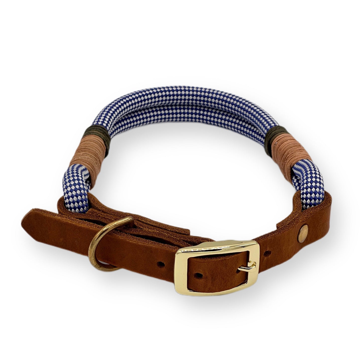 Personalisierbares Tauhalsband Bavaria Blue