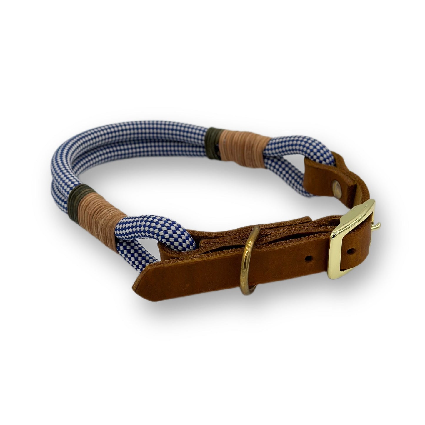 Personalisierbares Tauhalsband Bavaria Blue