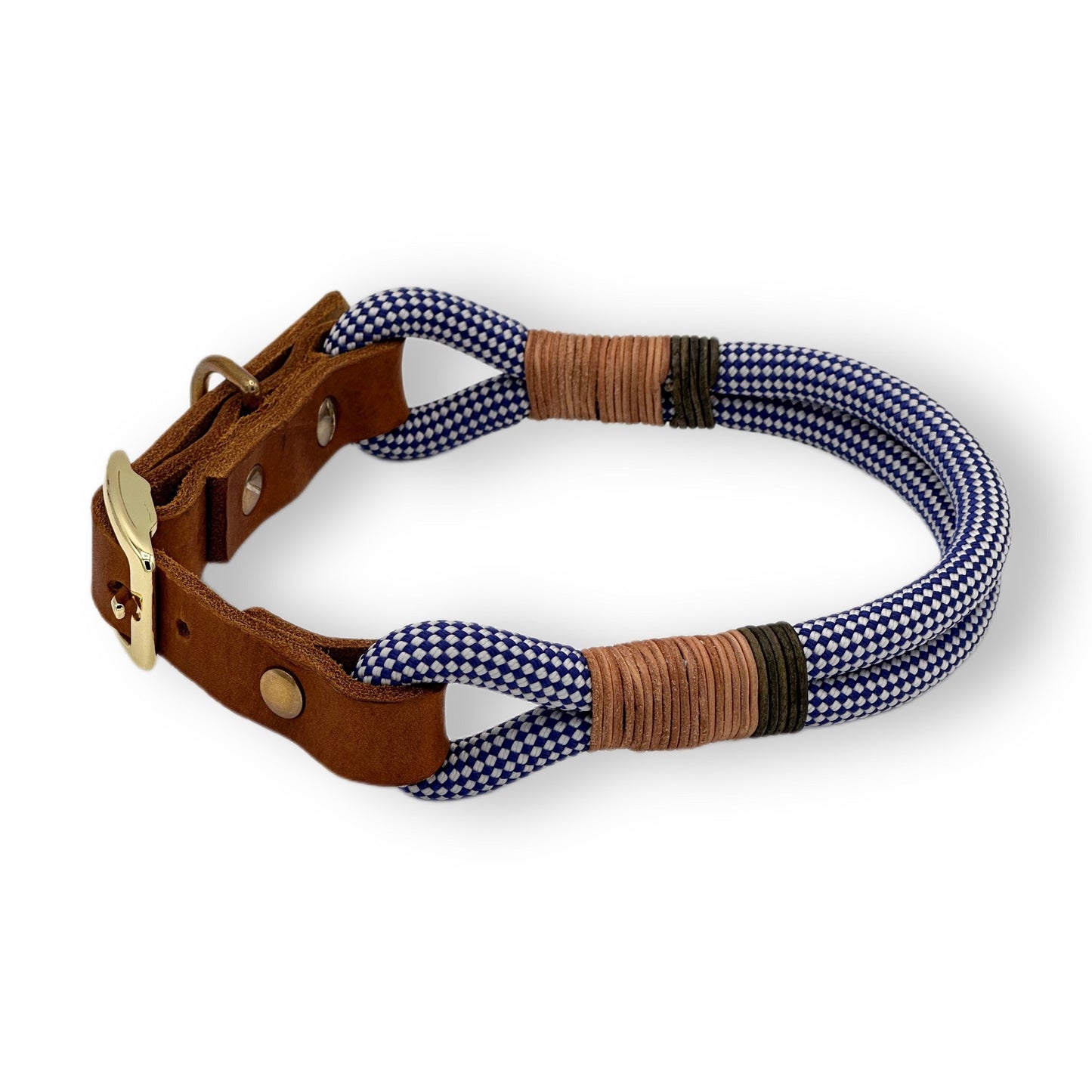 Personalisierbares Tauhalsband Bavaria Blue