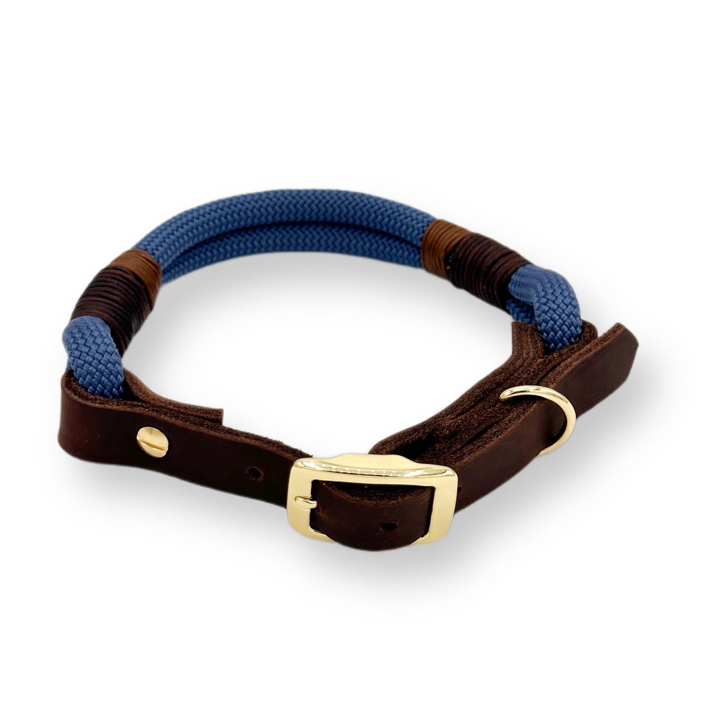 Personalisierbares Tauhalsband Blue Bird