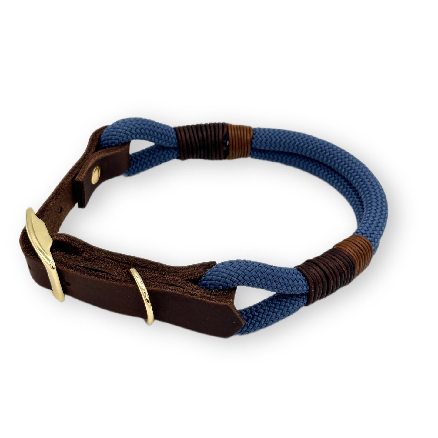 Personalisierbares Tauhalsband Blue Bird