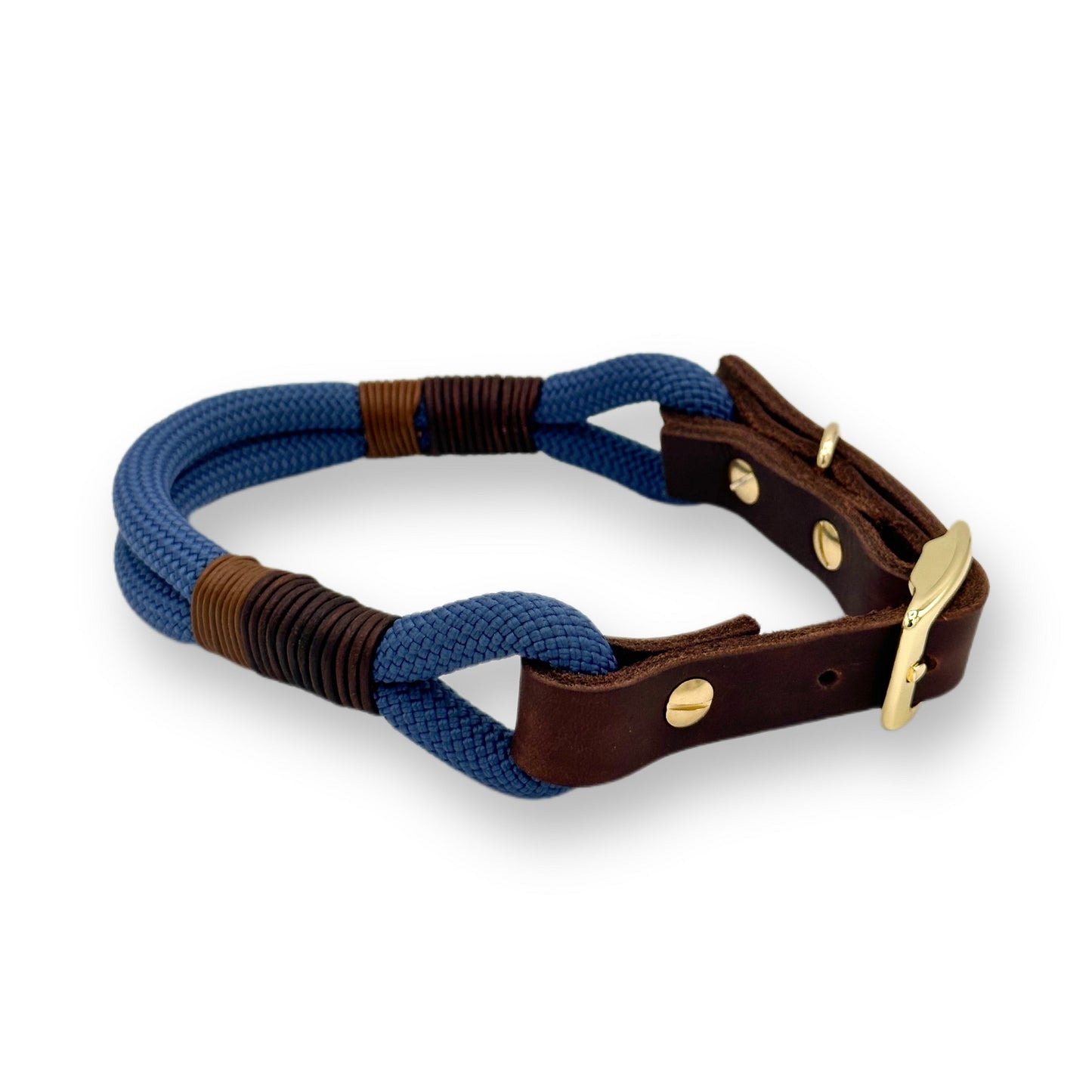 Personalisierbares Tauhalsband Blue Bird