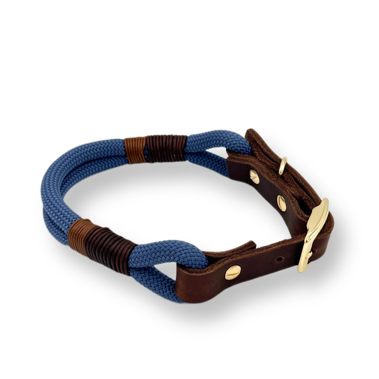 Personalisierbares Tauhalsband Blue Bird