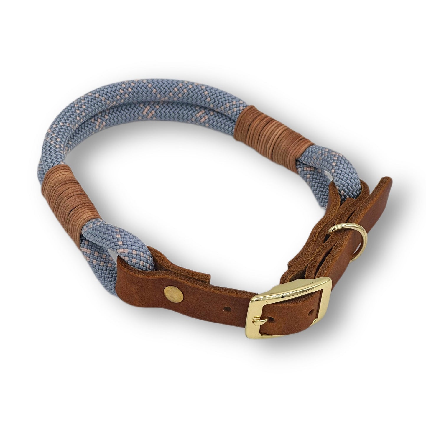 Personalisierbares Tauhalsband Blue Sky
