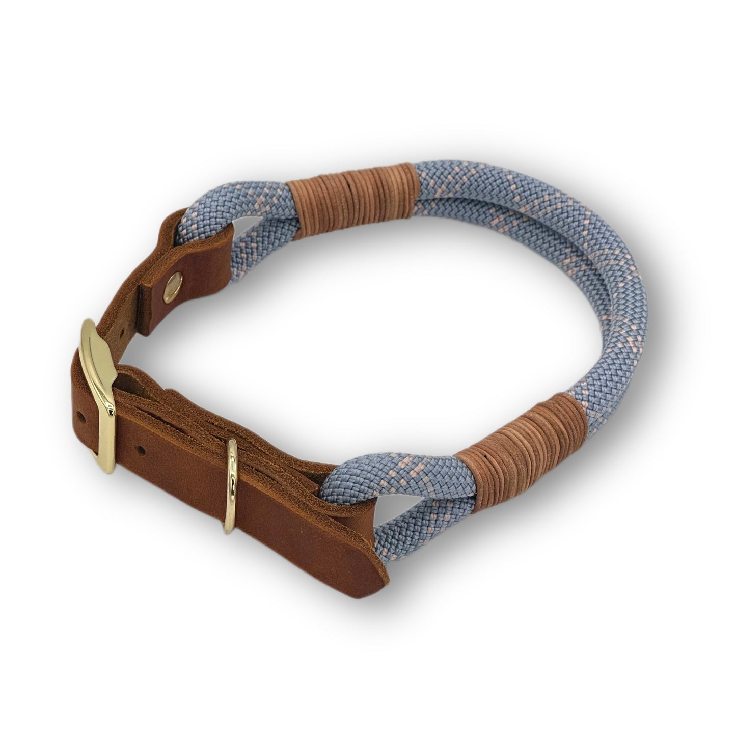 Personalisierbares Tauhalsband Blue Sky