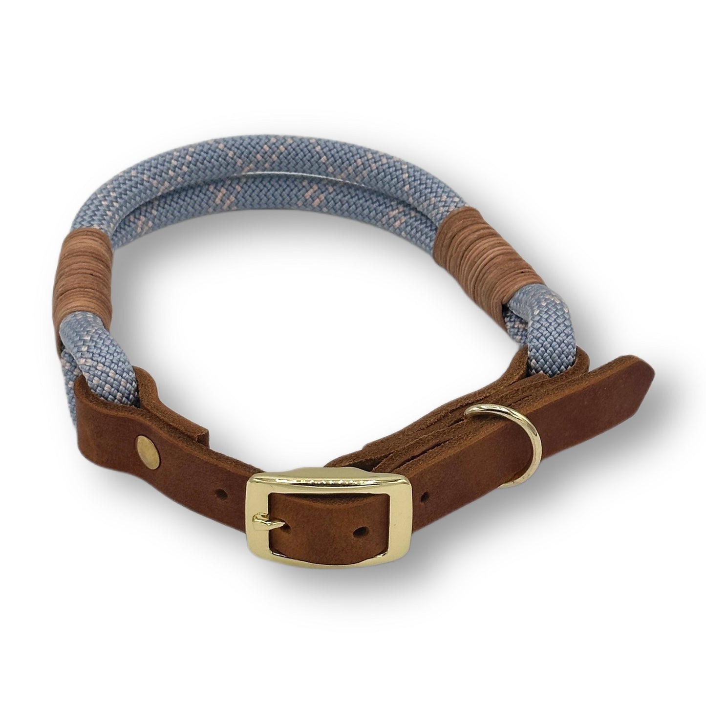 Personalisierbares Tauhalsband Blue Sky