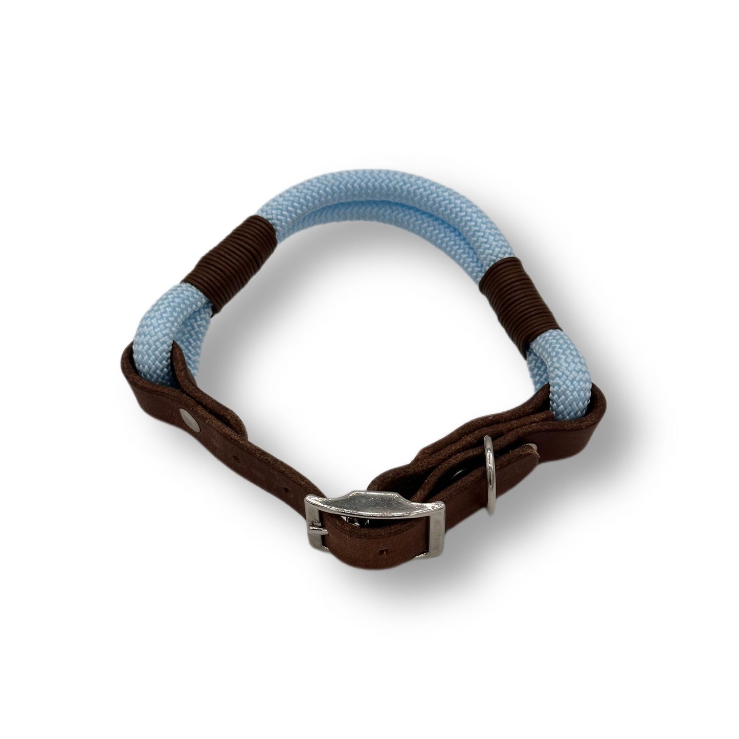 Personalisierbares Tauhalsband Baby Blue