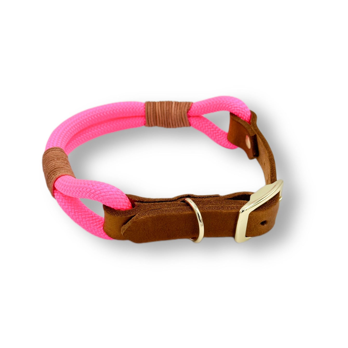 Personalisierbares Tau Halsband Think Pink