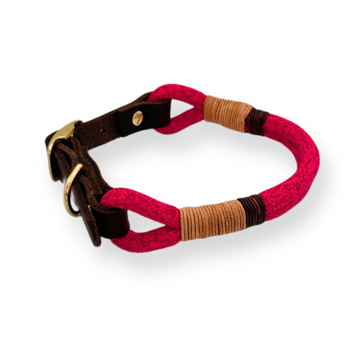 Personalisierbares Tau Halsband Strawberry Smoothie