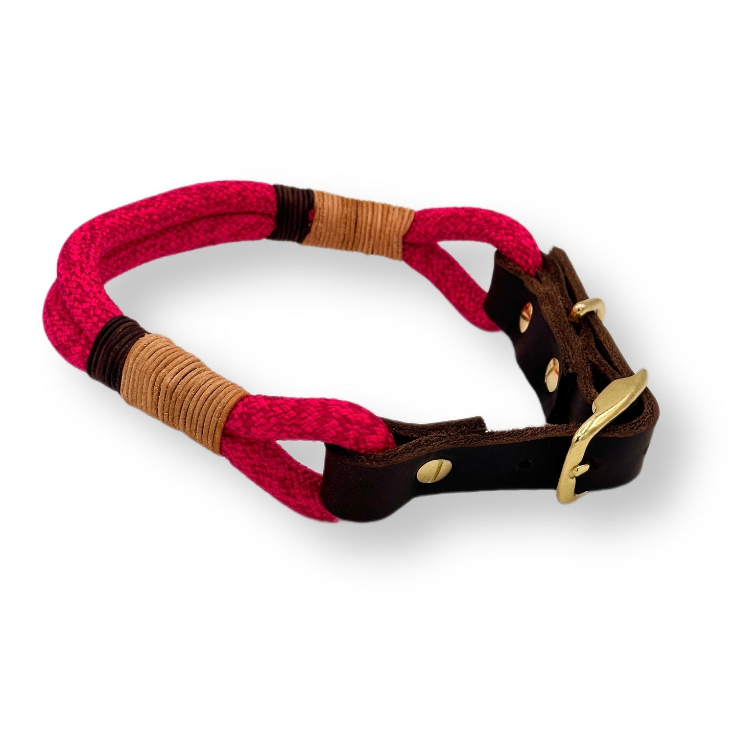 Personalisierbares Tau Halsband Strawberry Smoothie