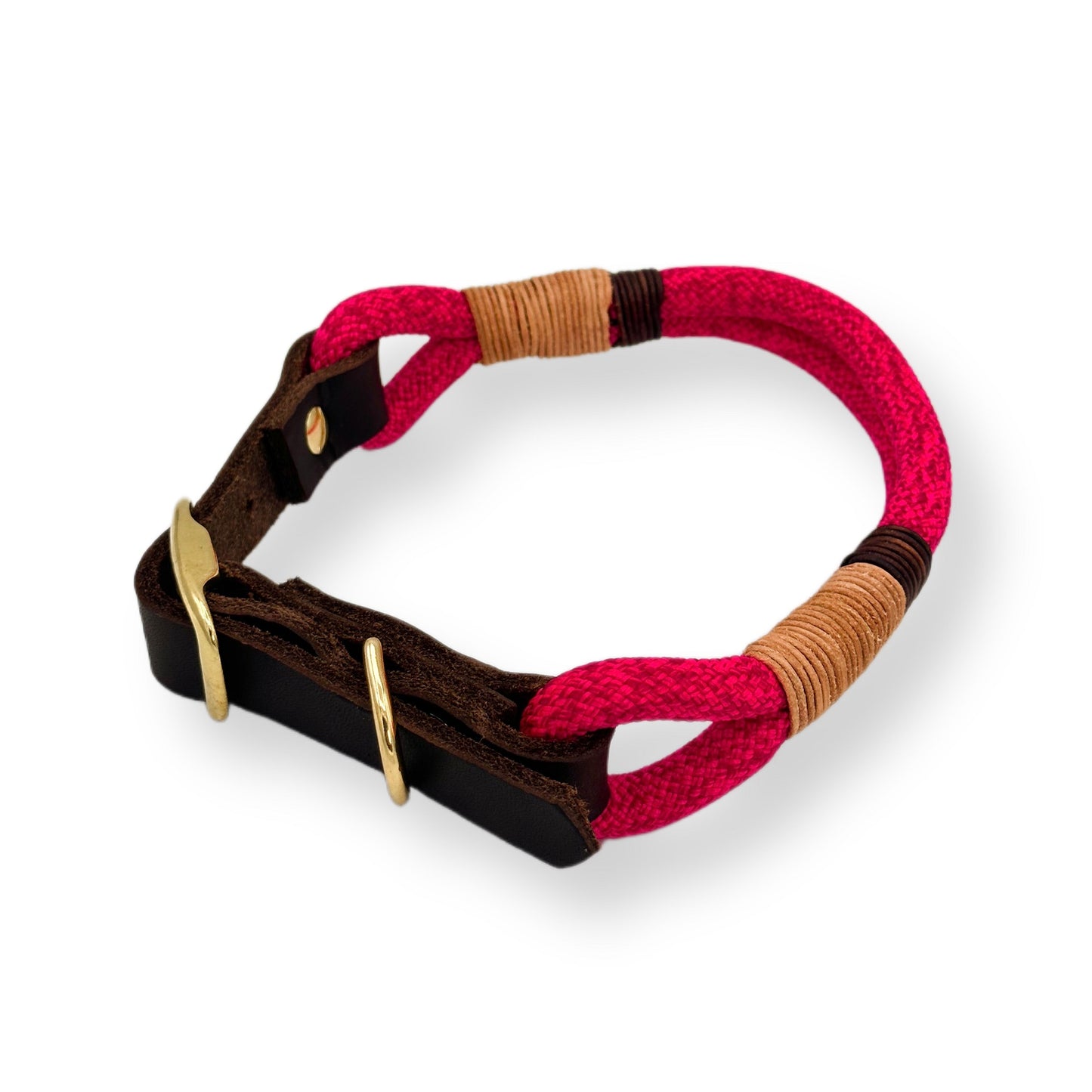 Personalisierbares Tau Halsband Strawberry Smoothie