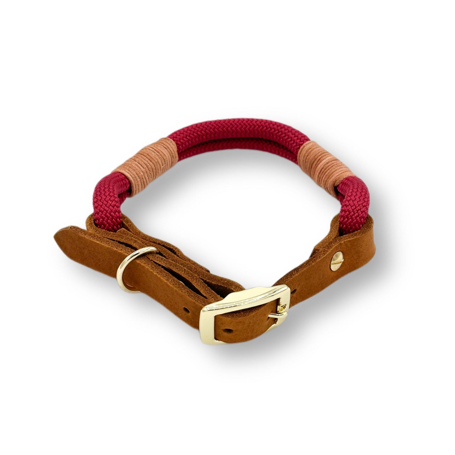 Personalisierbares Tau Halsband Imperial Red
