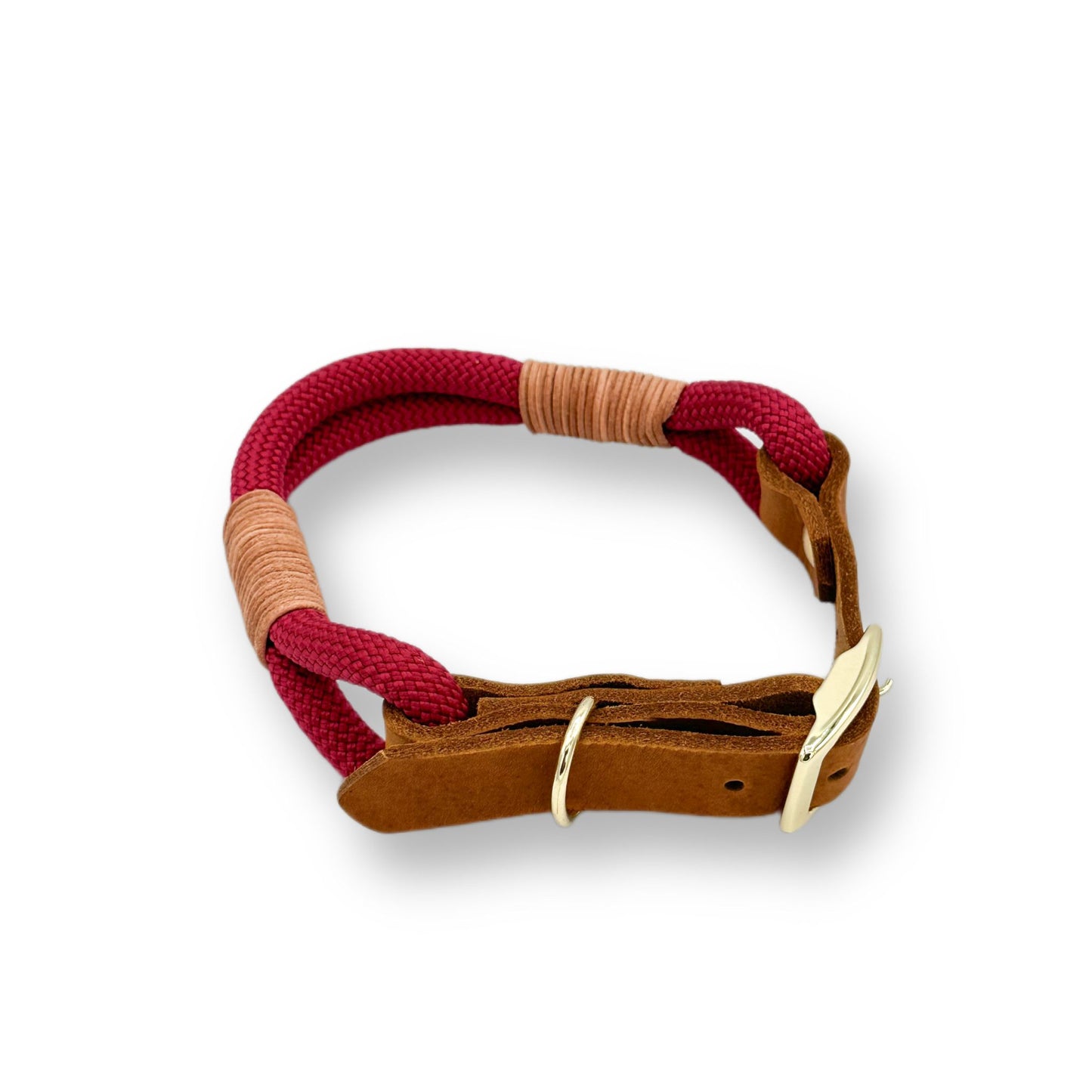 Personalisierbares Tau Halsband Imperial Red