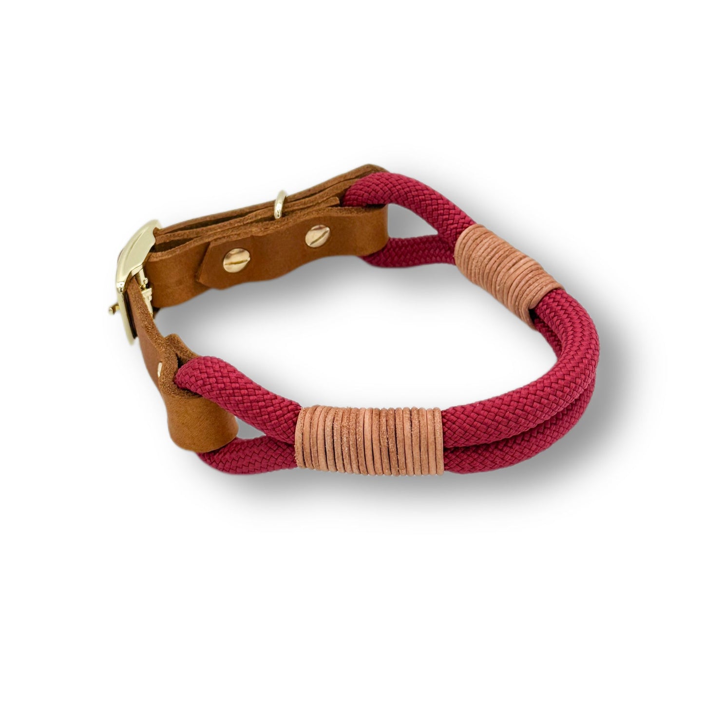 Personalisierbares Tau Halsband Imperial Red