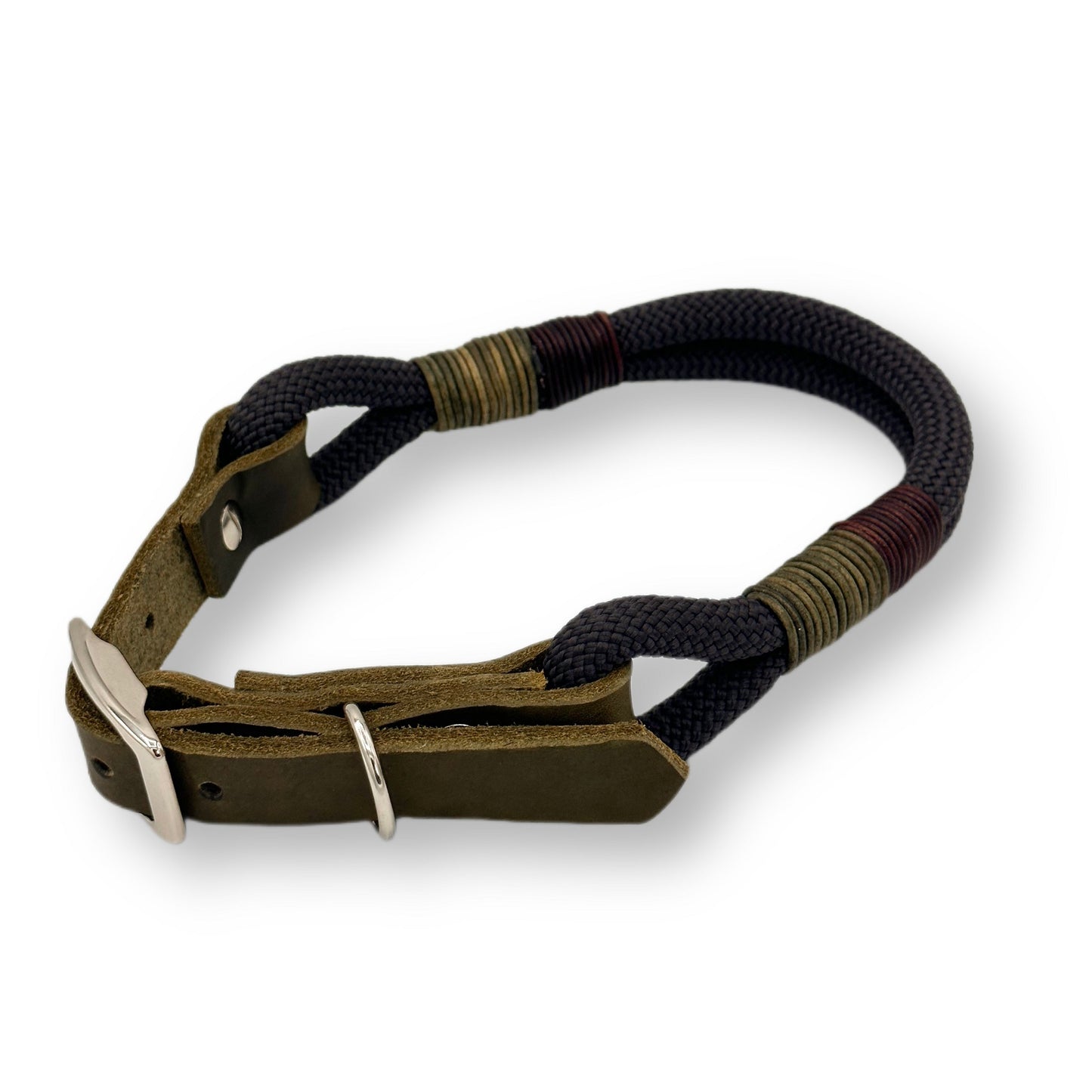 Personalisierbares Tau Halsband Black Forest