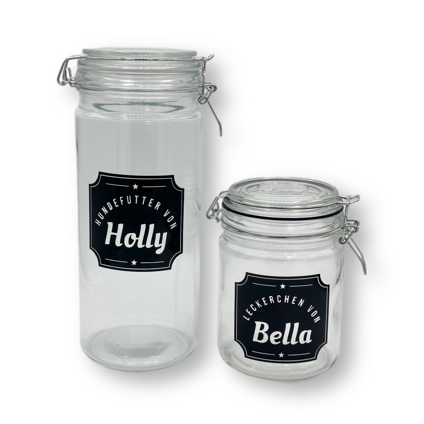Personalisierbares Vorratsglas