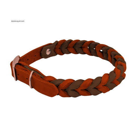 Leder Halsband geflochten Konfigurator
